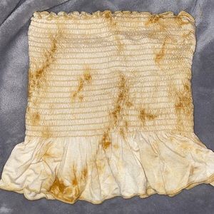 Gaze Tie-dyed Tube Top